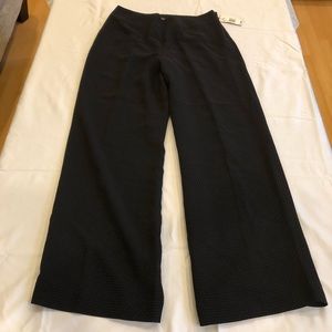 NWT jones New York and company black dress pants with tiny white dots.